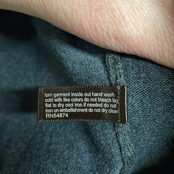 The Limited size XL gray crop sequins sweater cardigan - Picture 4 of 7